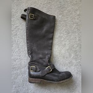 Italian Leather Tall Riding Boots size 40